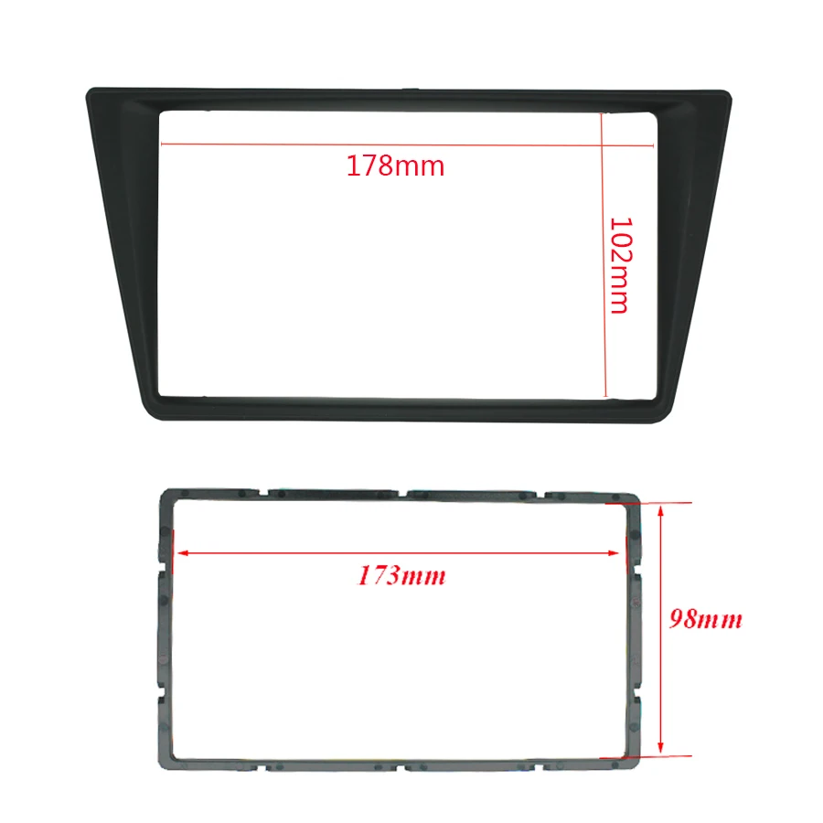 11-272 Car Radio Fascia For GREAT WALL Voleex C30 2010 2011 2012 Auto Stereo Refit Dash CD Trim Installation Frame Kit