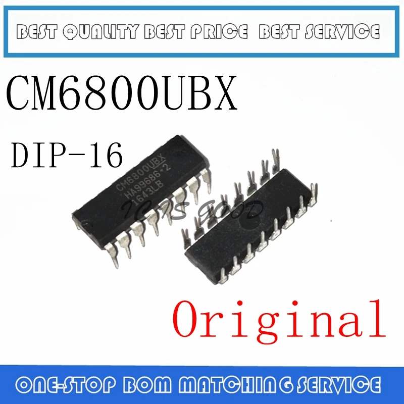 2PCS/LOT CM6800TX CM6800 CM6800UX CM6800AG CM6800G CM6800UBX DIP16 IN STOCK