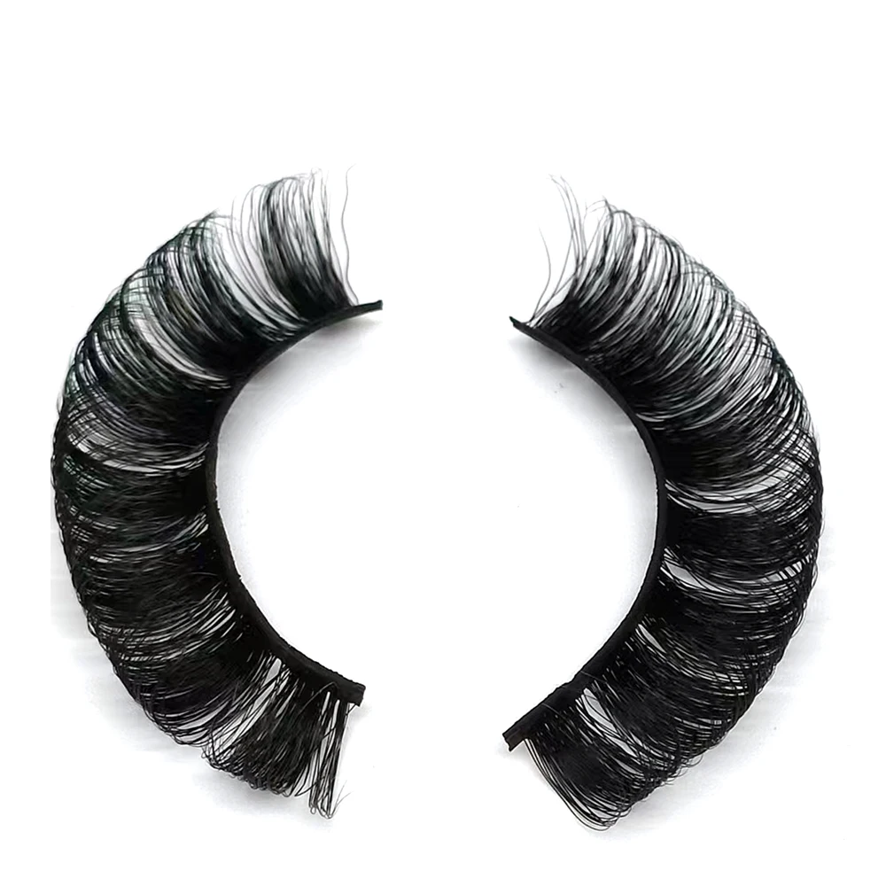 NEW 1Pair 20-25mm Fluffy 3d Mink Lashes 100% Cruelty free Handmade Reusable Makeup Dramatic Long Natural Eyelashes Wholesale