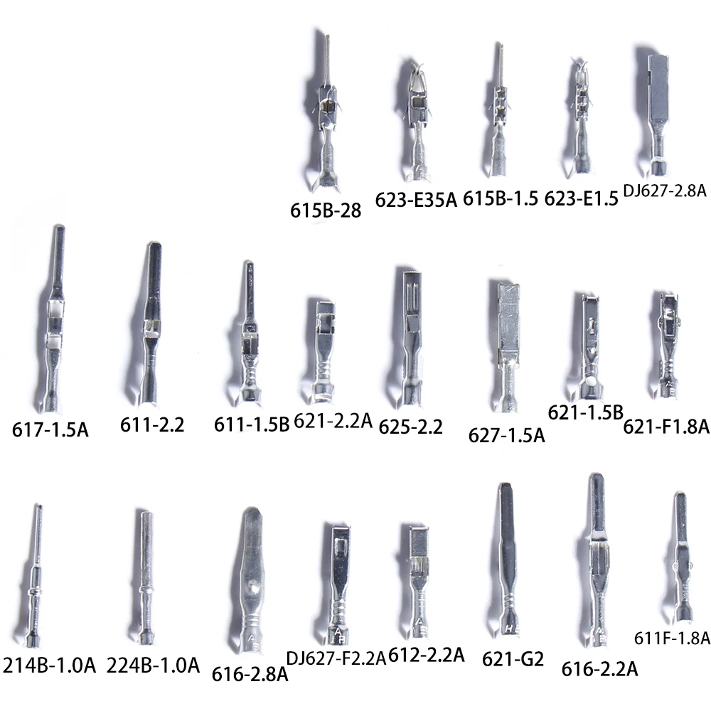 1/1.5/1.8/2.2/2.8/3.5 Hand tool pliers Male Female Crimping Terminal Automotive Connector Car Electrical Pins Non-Insulated Plug