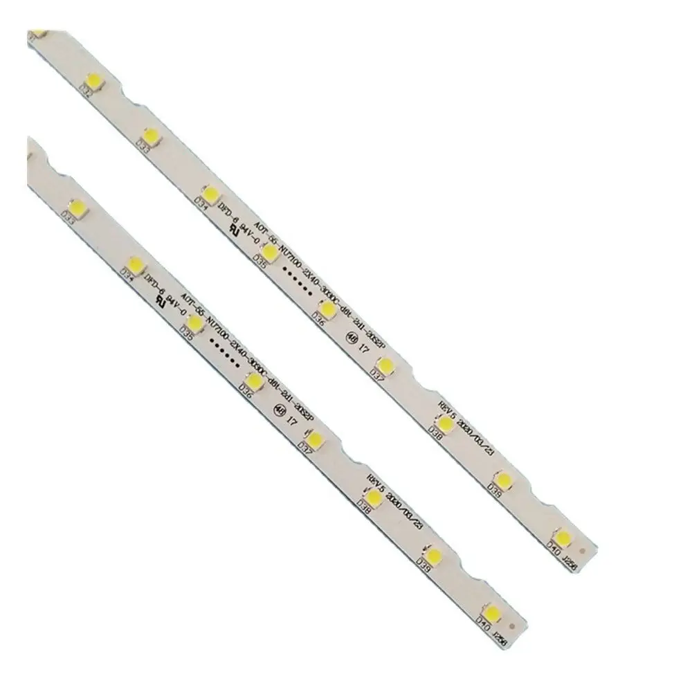 LED strip 40leds AOT_55_NU7300_NU7100_2X40_3030C_d6t-2d1_20S2P STS550AU9 For UE55NU7370 UE55NU7375 UE55NU7372 CY-CN055HGLV2H