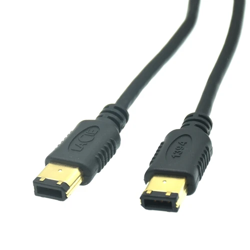 1m 1,8 m 3m 5m IEEE 1394 Cable 1394a 6 pines macho a 6 pines macho 6-6 pines Firewire iLink DV Cable de conexión de alta calidad 1,5 m 4 pies