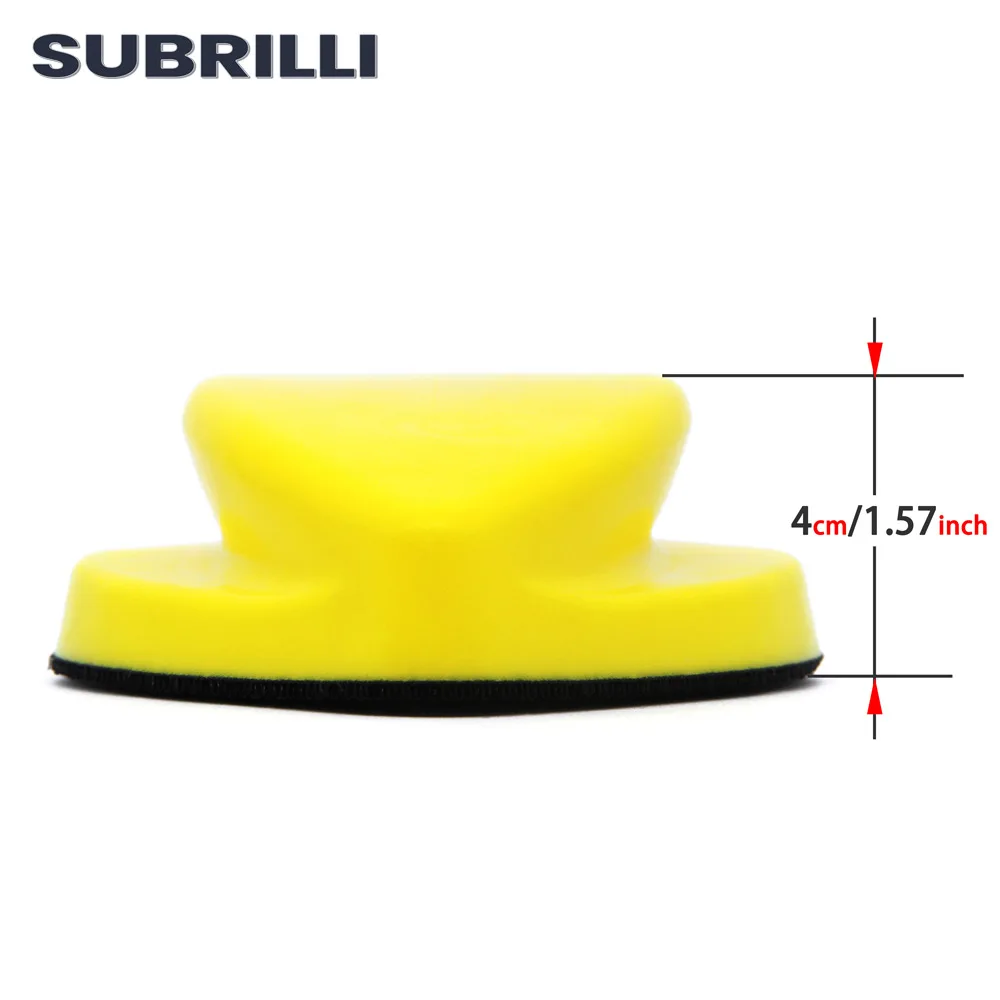SUBRILLI 148*98mm Hand Detail Sander Paper Hand Sanding Pads, No-slip Mouse Hook and Loop Sanding Blocks for Mouse Sandpaper
