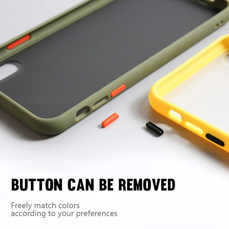 Silicone Translucent Matte Phone Case For iPhone X XR XS 11 Pro Max 7 8 Plus SE 2020 2022 Shockproof Frosted Back Cover