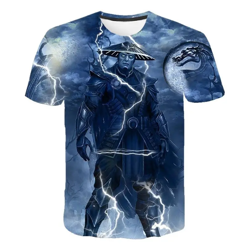 Sweatshirts Summer 3D Printed Mortal Kombat T-Shirt Camisas Streetwear Men Women Boy Girl Child Kids Casual Short Sleeve Top Tee