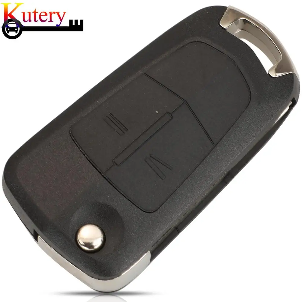 jingyuqin Folding Remote Car Key Shell For Chevrolet Captiva For Opel Antara 2/3Buttons With DWO5 Blade Cover Case Replacement