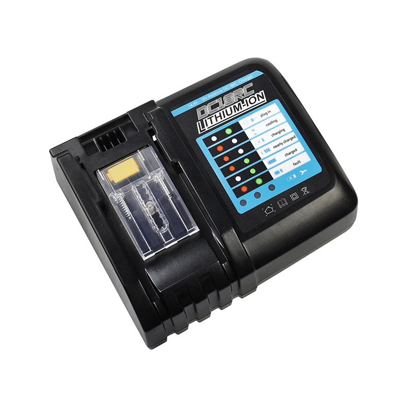 Bonacell charg For Makita 14.4V-18V 리튬 배터리 전체 전압 정전류 충전 배터리 온도 감지 충전기