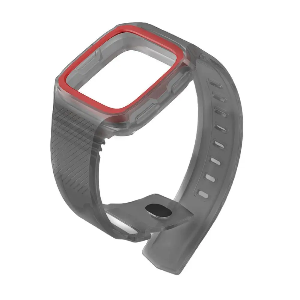 Correa de silicona ajustable para reloj Fitbit Versa, repuesto deportivo, Accesorios inteligentes