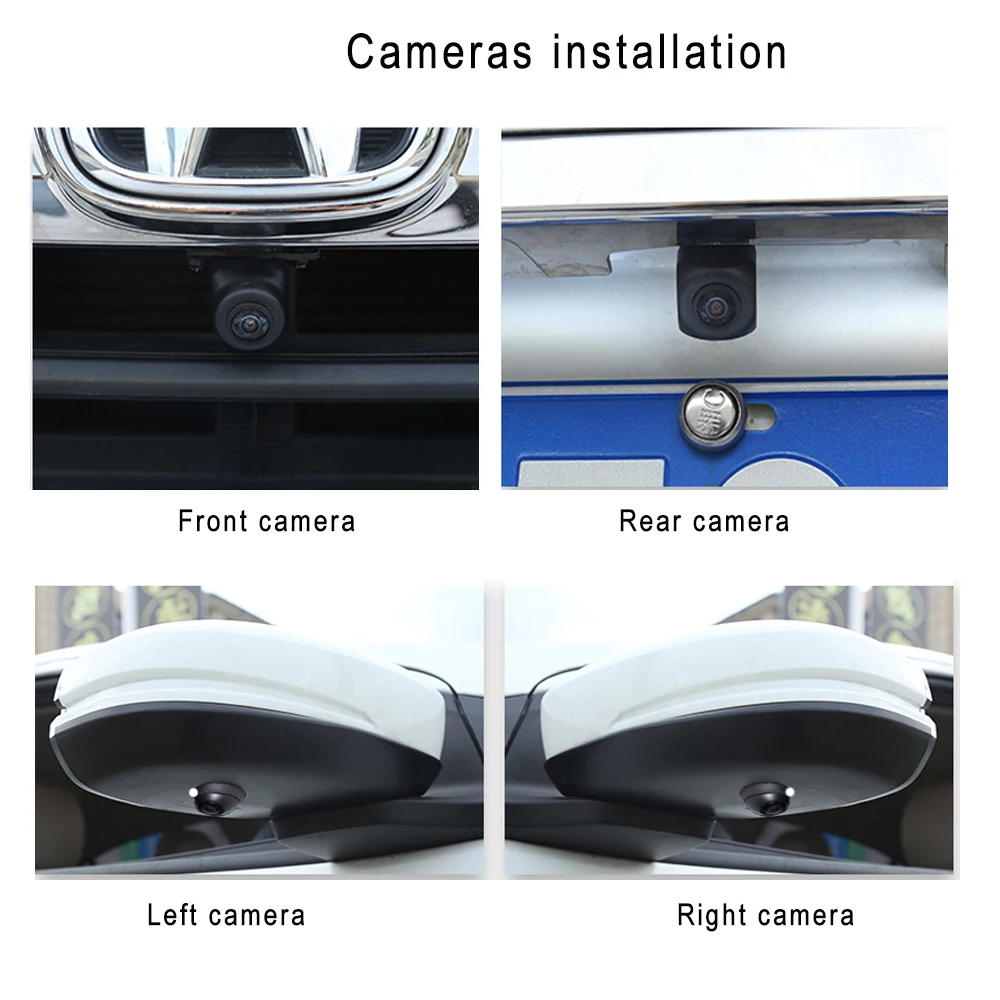 WeiVision AHD 1080P Car Parking Camera System 3D 360 Degree Bird