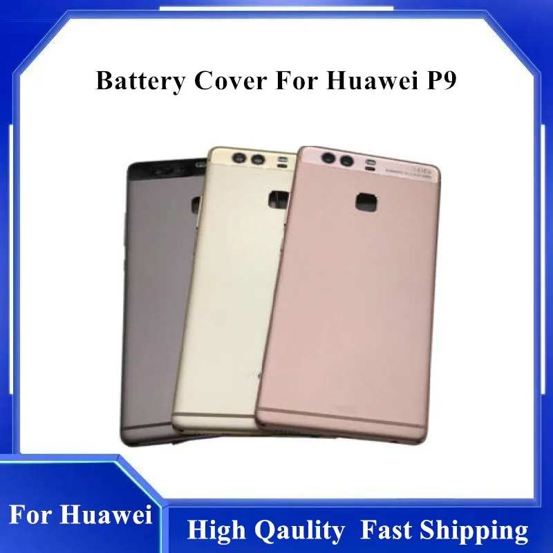 Back Cover New Housing Cover Battery Door for Huawei P9 Back Glass Battery Cover replacement Rear Door Housing Case Panel For P9