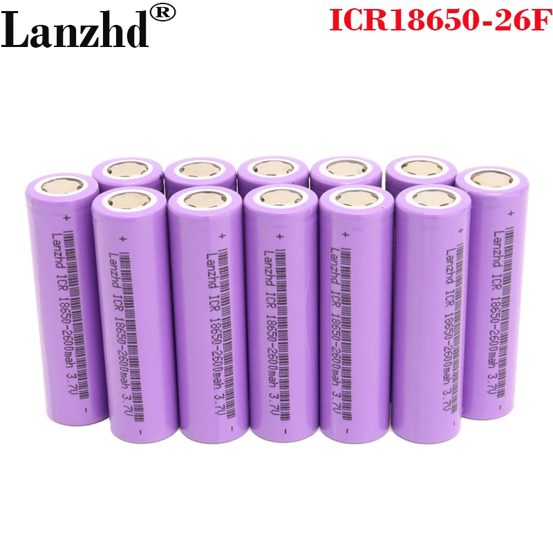 

5-24 PCS 5C Power battery 18650 batteries lithium 2600mah Li-lon 3.7V battery for Electric drill Toy Electronic cigarettes