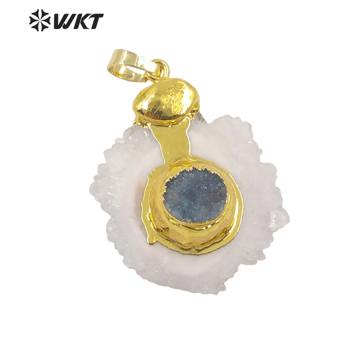 

WT-P1769 WKT Noble Stylestalatite Stone So Beautiful Style Pendant For Women Lovely Trend Jewelry Party Decorative