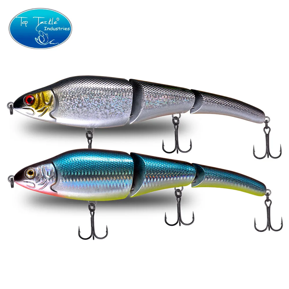 Artificial Sinking Fishing Lure Swimbait 230mm 125g 3-Segements Jointed Lures  ABS PlasticTackle For Pike Musky Perch Wobbler