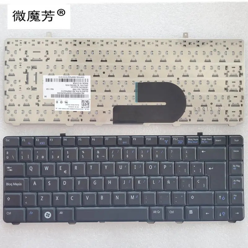 

Laptop Keyboard for Dell A840 A860 vostro PP37L PP38L 1410 1014 1015 1088 R811H 0R811H R818H 0R818H Spanish SP