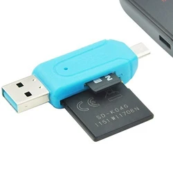 Cámara de teléfono móvil SD TF Mini SD SDHC tarjeta de memoria Micro USB 2 0 OTG adaptador de lector de tarjetas