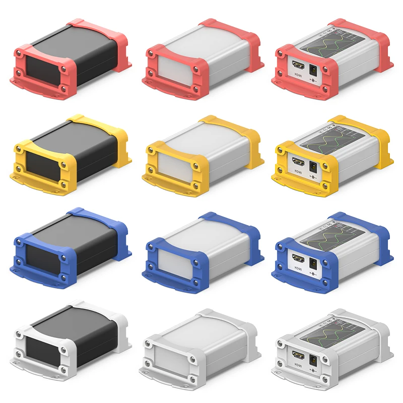Boîtiers électroniques en aluminium profilé extrudé avec revêtement en poudre, profilés en aluminium, boîtier K12C 75*35MM