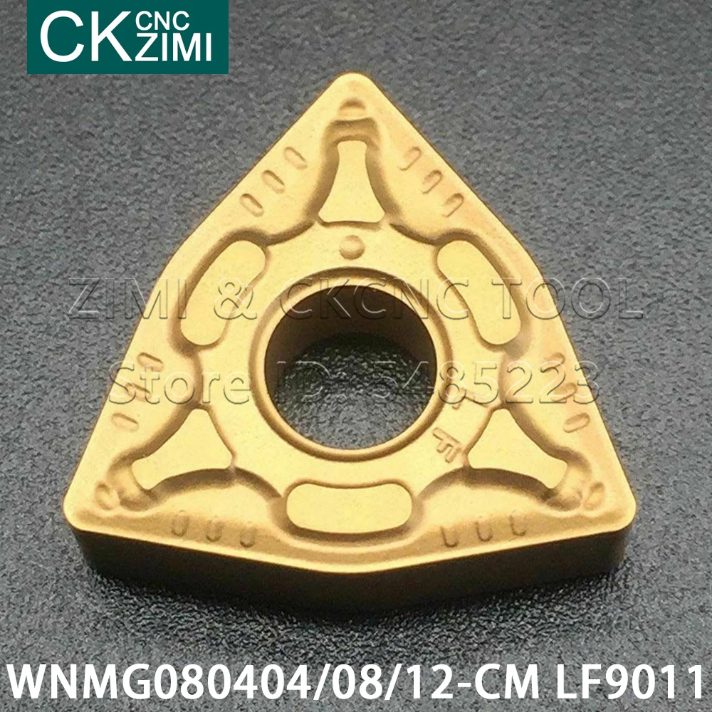 WNMG080404-CM WNMG080408-CM WNMG080412-CM LF9011 أدوات كربيد تحول إدراج CNC مخرطة الخشب تحول أدوات شفرة WNMG للصلب