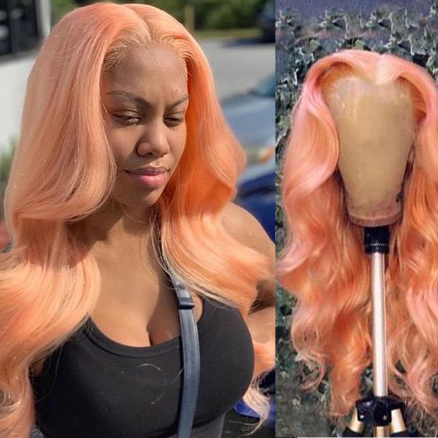 

30 inch Wig 613 Lace Front Wig Brazilian Human Hair Wigs For Women Pink Wig Full Lace Wig Alianna Hair 4x4 Closure Wig Remy Hair
