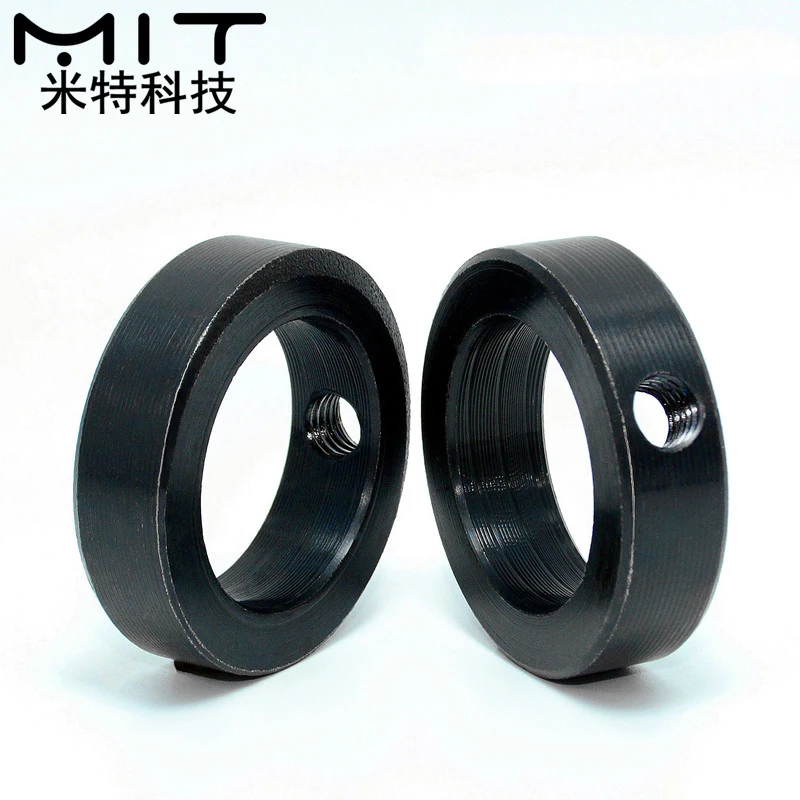 1Pcs Fixed Ring GDSTG Set Screw Type Positioning Ring Shaft Locator Stop Collar Carbon Steel Surface Anodized dia3to100mm i