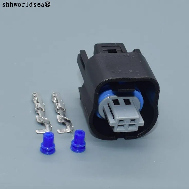 

shhworldsea 2pin for GM Opel Insignia, connector for the valve of the gas distribution phases waterproof connector 15335987