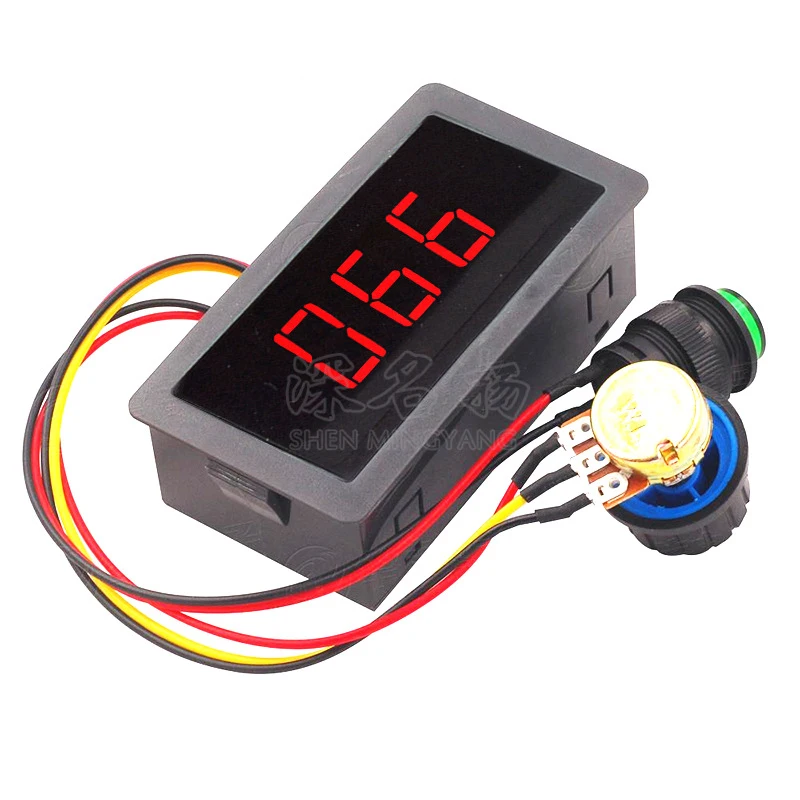 DC PWM Motor Speed Controller CCM5D 16KHz 6-30VDC 6/8A stepless speed control switch 6V 12V 24V LED display