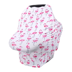 Cartoon Print Nursing Covers Baby Car Seat Cover Mother Breastfeeding Cover Multi Function Wholesale