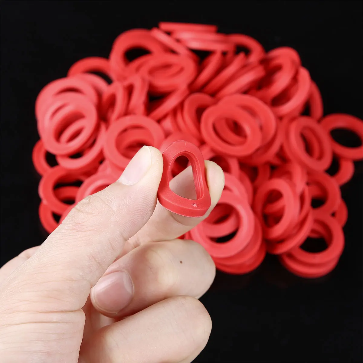 100Pcs Silikon Selang Mesin Cuci Karet O-Cincin Segel Mesin Cuci Gasket untuk Standar 3/4 Inci Taman Shower Selang Air kran Mesin Cuci