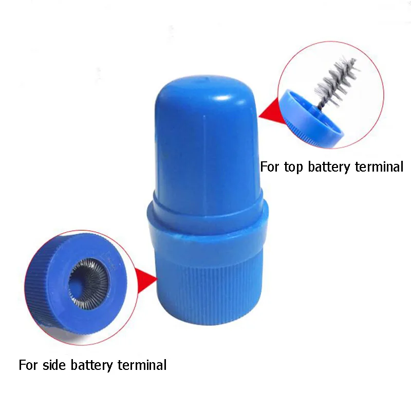 2 in 1 Battery Terminal Brush for Side & Top Car Battery Post Terminal Cleaner