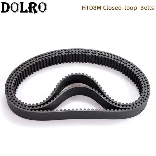 Imagen 2 del producto Correa síncrona HTD 8M C = 368/376/de ancho 384/392 15/20/25/30/40/50mm, dientes 46 47 48 49 HTD8M, correa de distribución 368-8M 376-8M 384-8M