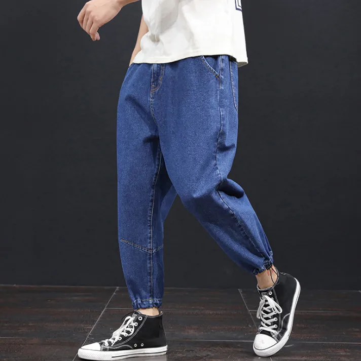 Mens Fashion Jeans  Loose Y2K  Elastic Waist  Oversized 5X 6X 7X Fashion Street Pants Plus Size  XS 4XL 7XL ouc346