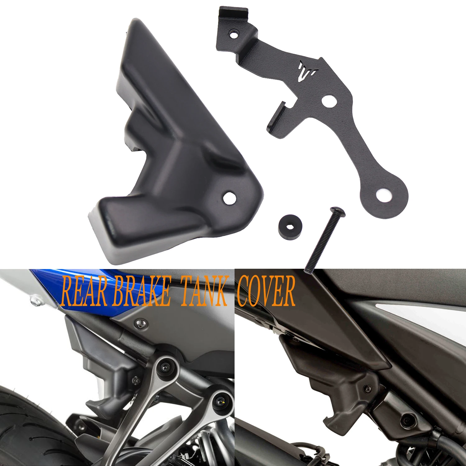 

FOR YAMAHA MT-09 MT09 MT 09 Tracer GT 2018 2019 2020 2021 FZ-09 FZ09 2014-2017 Motorcycle Rear Brake Fluid Reservoir Tank Cover