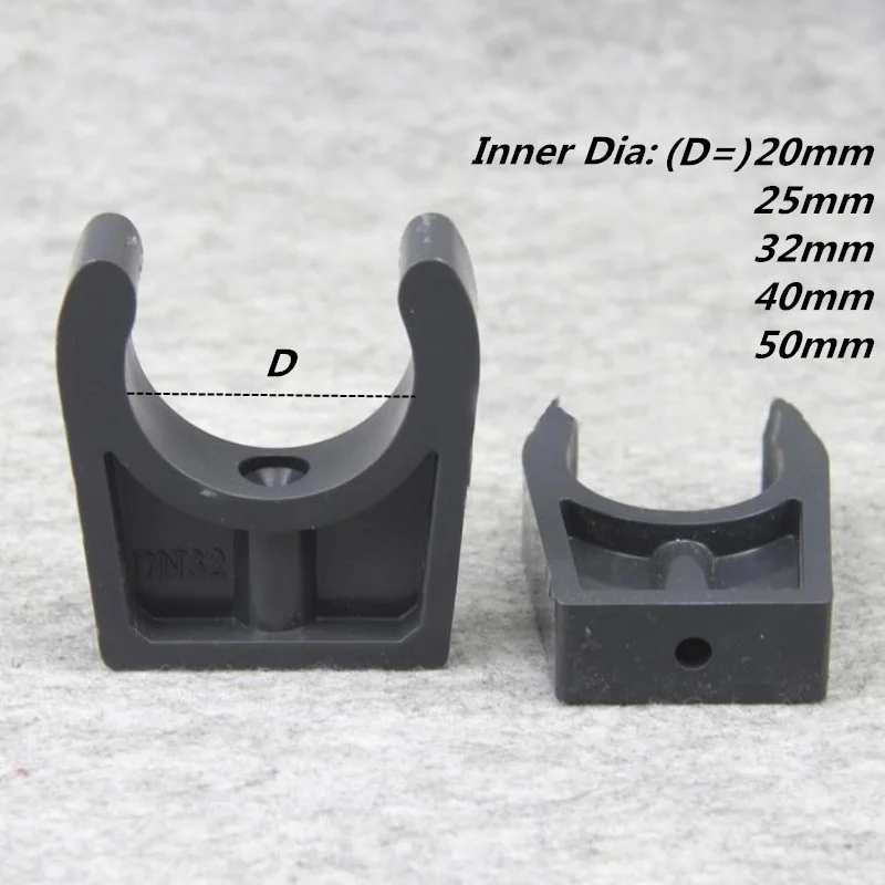 PVC Rohr Klemme Garten Micro Bewässerung Armaturen Stetige Feste U-typ Wasser Rohr Strap Clip Rohr Anschlüsse 1 Pcs