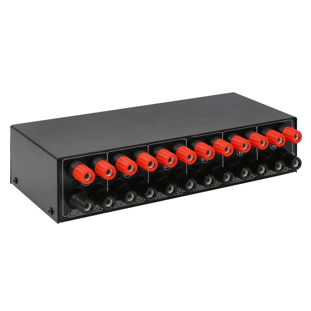 2 Input 4 Output Power Amplifier And Speaker Switcher Speaker Switch Splitter Comparator 300W Per Channel