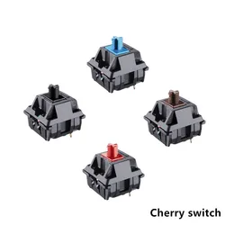 Original Cherry MX Switch Mechanical Keyboard Silver Pink MX Brown Blue Switch 3 Pin Cherry Bright For Mechanical Keyboard