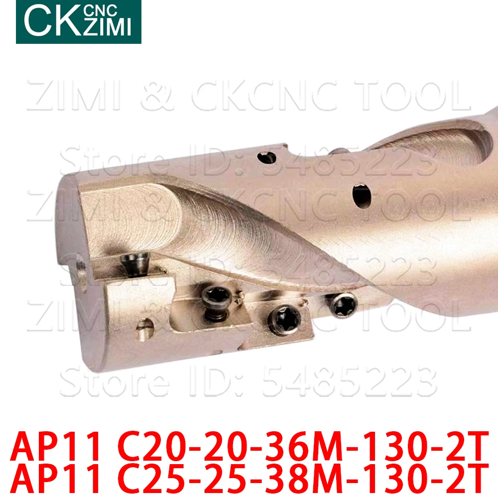 

AP11 C20-20-36M-130-2T AP11 C25-25-38M-130-2T corn milling cutter Rough Milling Tool Spiral Cutter for APMT1135 APKT1135 inserts