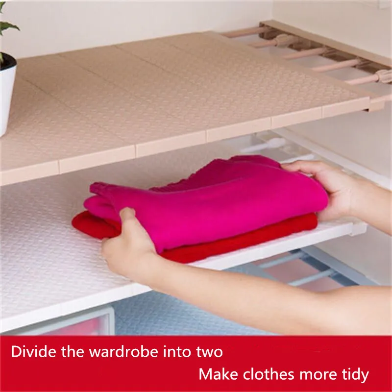 Wardrobe Closet Organizer closet adjustable wall-mounted storage shelf kitchen shelf  closet decorative shelves cabinet stand