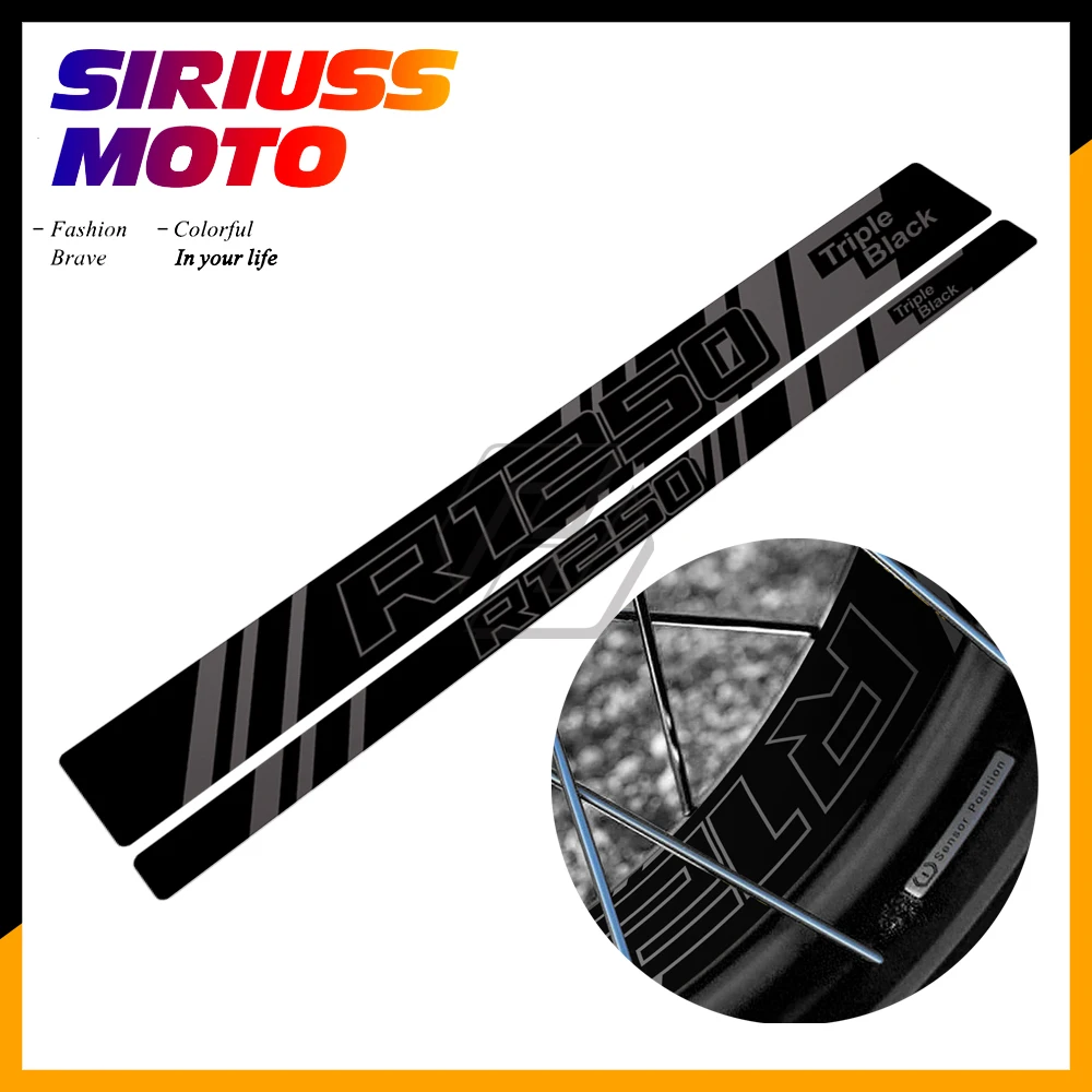 

Motorcycle Front/Rear Wheel Reflective Sticker Case for BMW R1200GS R1250GS Adventure After 2006