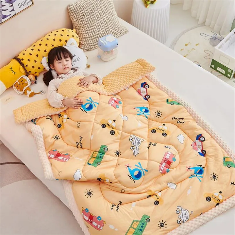 110x150cm Thick Baby Kids Blanket For Bed Winter Warm Blanket 4 Season Kids 3d Raised Bedding Blanket Quilt 8 Patterns