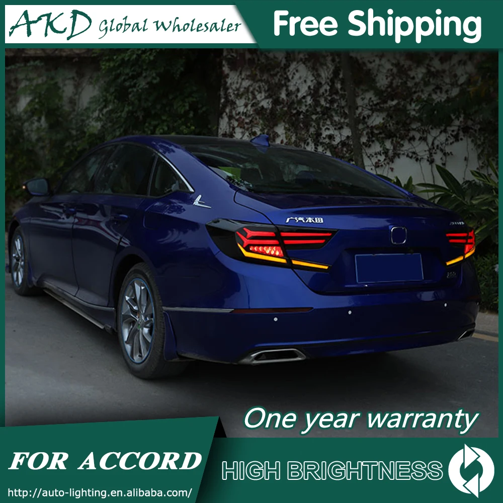 Car For Honda Accord X 2018-2022 Tail Lamp Led Fog Lights DRL Day Running Light Tuning Car Accessories Accord G10 Tail Lights