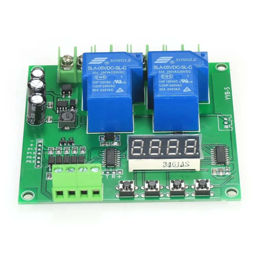 12V/24V 2-Channel Motor Driver Shield Board 30A LED Relay Module for Arduino Raspberry Pi