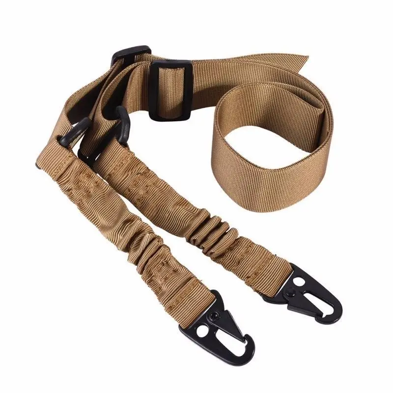 Nylon 2-Point Strap Outdoor Shoulder Straps Sling Belt Adjustable Elastic Strap Accessories Rock Climbing