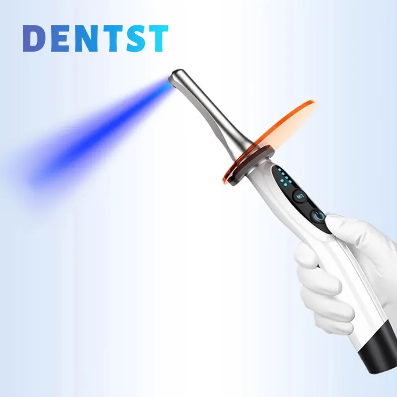 Dentst Dental Cordless Led Curing Light 1 Second Cure Lamp Dentistry Cured Equipmen for Orthodontics Glue Adhesive