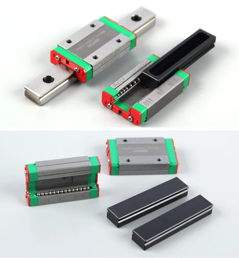 Linear guide Alloy Steel HIWIN MGN9C MGN9H slide block with 9mm MGN9 linear guide rail From 100 to 500mm for 3d printer CNC