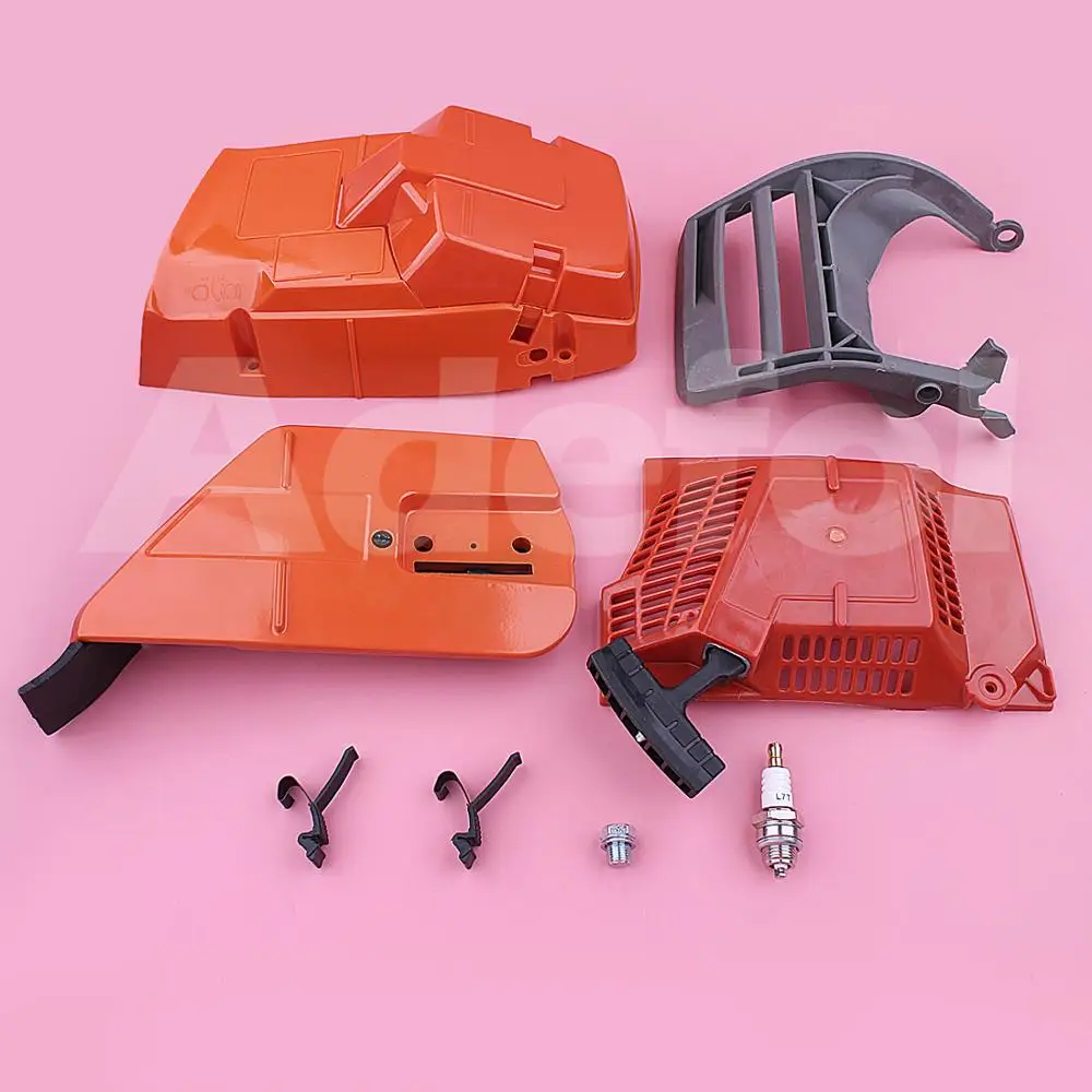 اسطوانة كفن سلسلة غطاء الفرامل كاتب مقبض عدة ل Husqvarna 372 365 362 371 بالمنشار ث فلتر الهواء حامل نكص Starer