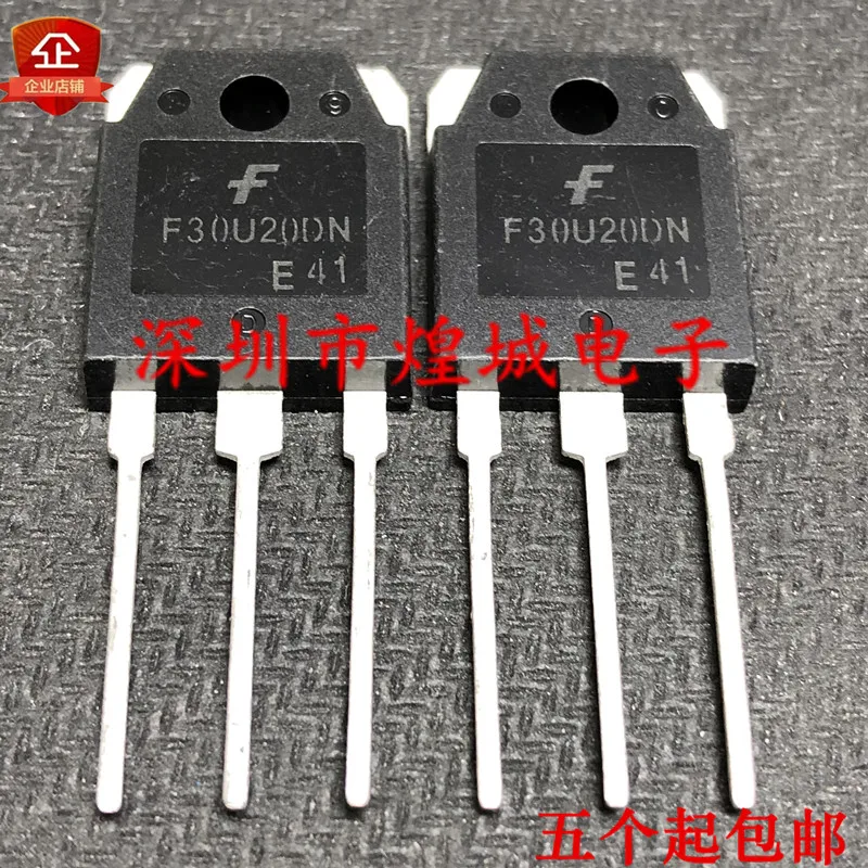 10PCS   F30U20DN FFA30U20DN  TO-3P 200V 30A 5