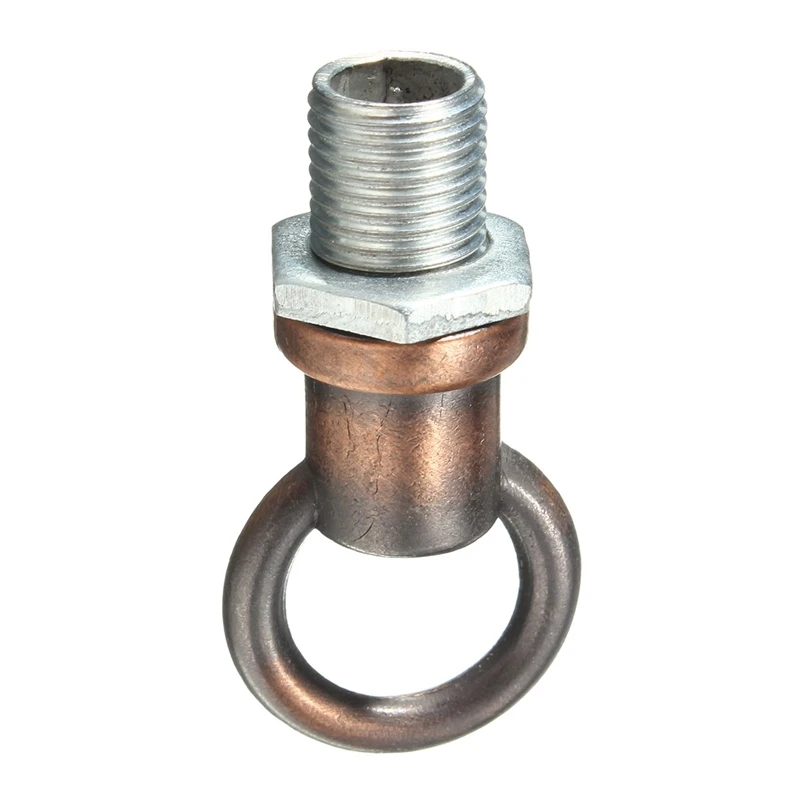 Base de luz rosa do teto do metal, gancho do candelabro, encaixe do adaptador, estilo liso próximo, antiguidade retro, estilo vintage, M10, 10mm