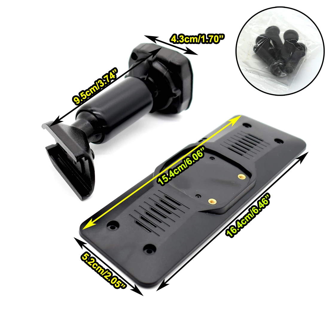 Auto DVR Rear Mirror Driving Recorder Mount Holder Back Plate Panel & Bracket GPS Video Recording Car Interior Dash Cam Styling