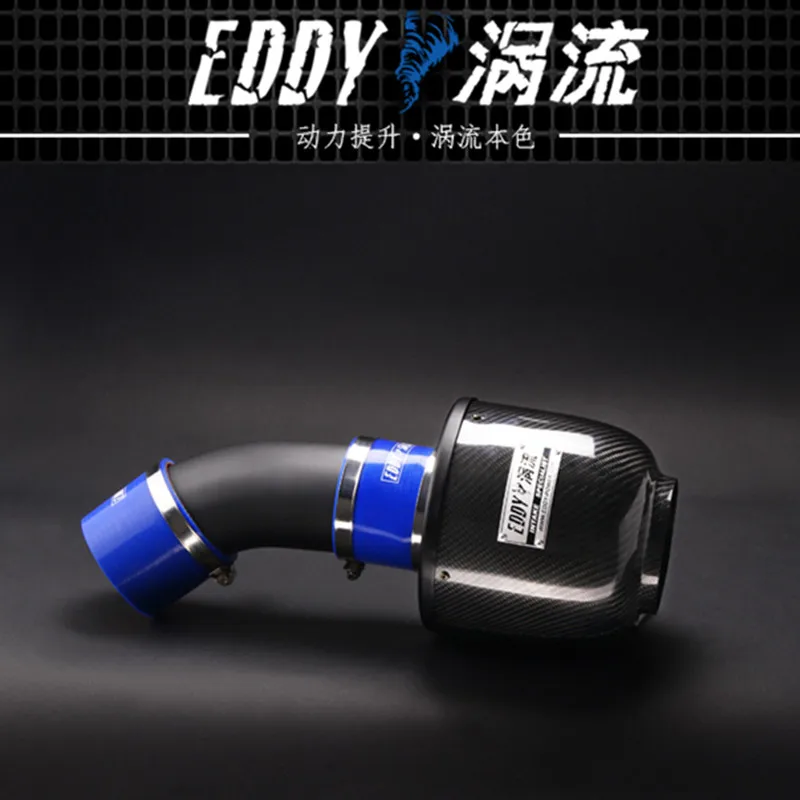 EDDY Intake System Air Intake Pipe & Carbon Fiber Air Filter for Ford Focus 1.8 / 2.0 2005-2013 Car Engine Parts Accessories