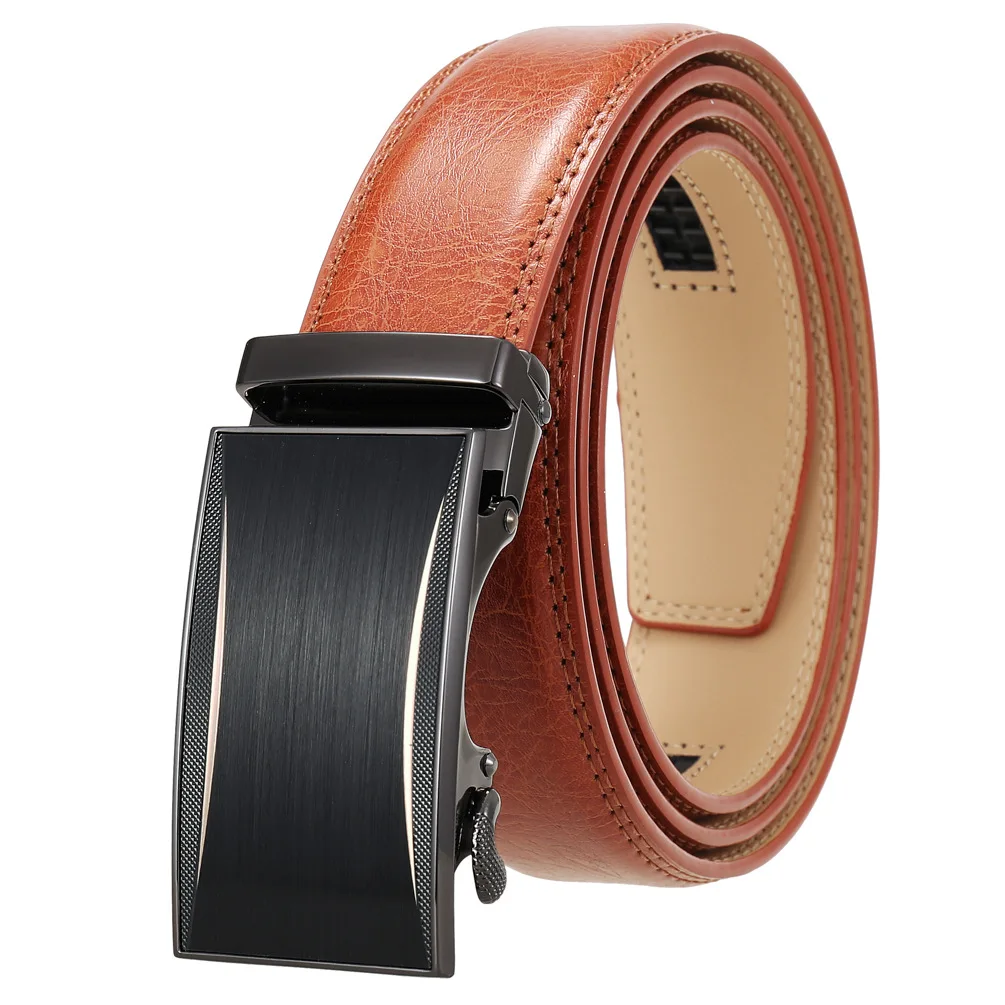 Cinto masculino fashion com fivela automática