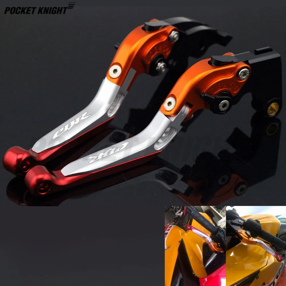 Brake Clutch Levers For Honda CB 600F 900F Hornet CBR600 F2 F3 F4 CBR900RR Motorcycle Accessories Folding Extendable Logo Repsol